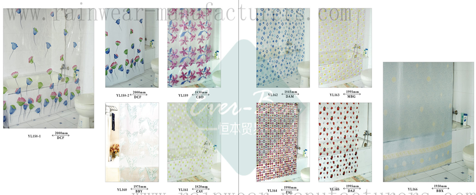 87 China long shower curtain supplier
